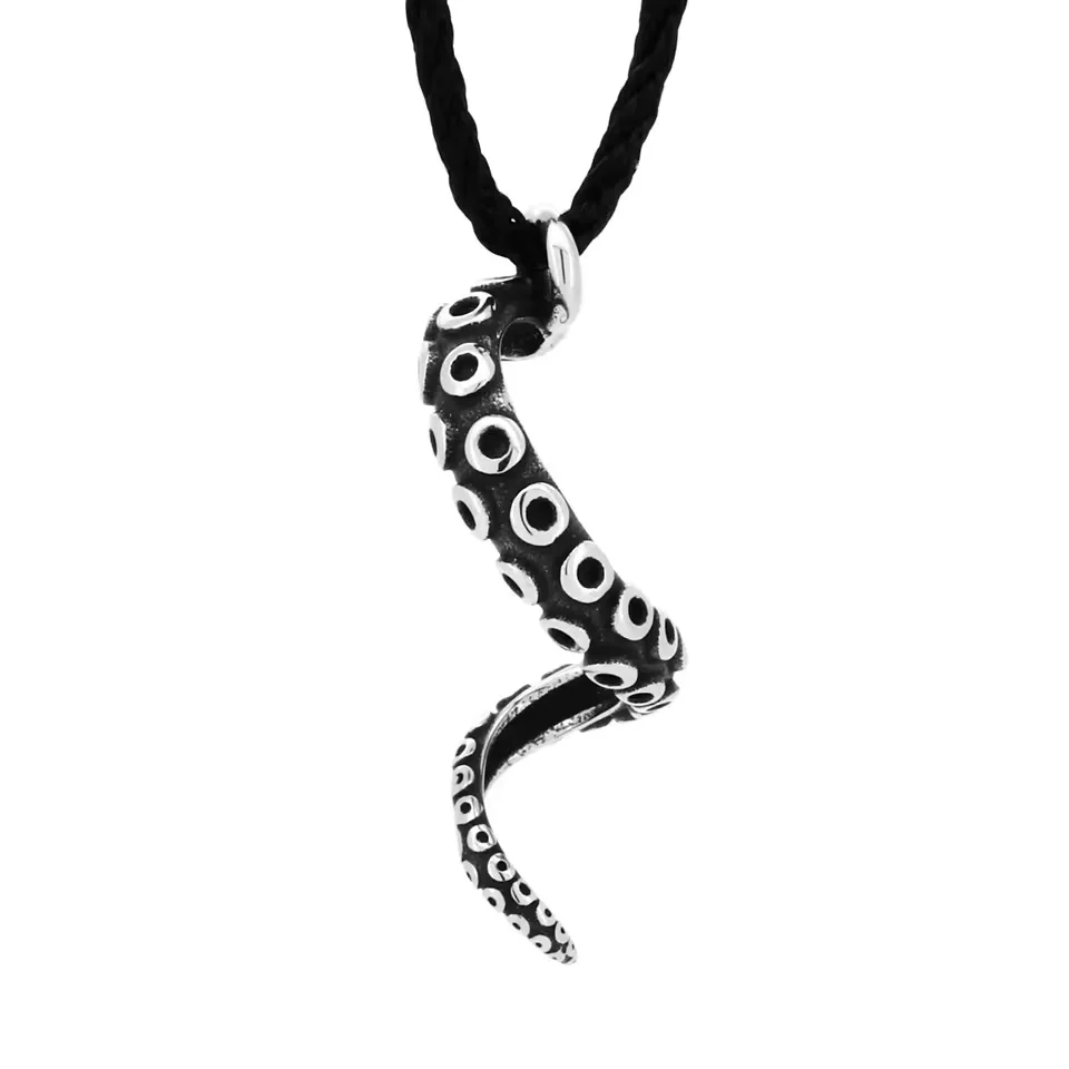 BEIER 2023 New Fashion Stainless Steel Tentacles of Squid Necklace Octopus Pendant  For Men Women Vintage Punk Jewelry Wholesale