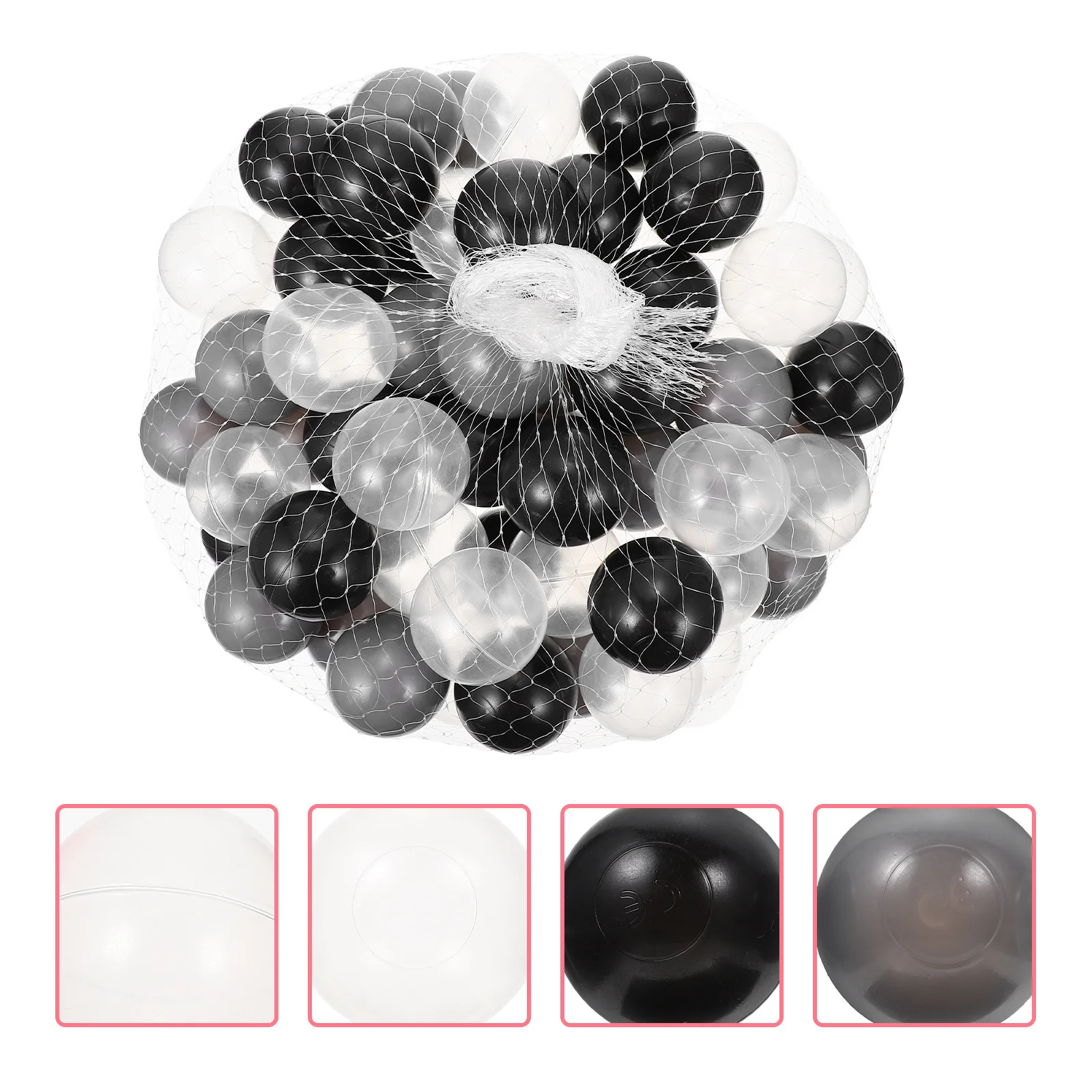 

50Pcs Plastic Ocean Balls Safe Kids Play Balls for Ball Pit Birthday Party Color Recognition Play Ocean Ball Children Amusement