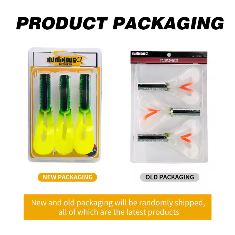 Hunthouse Twin Tail Trailer Soft Fishing Lure Silicone Spinning 145/175mm 21.7/36.7g PVC For Pike Barsch Zander Fish Accessories - Image 6