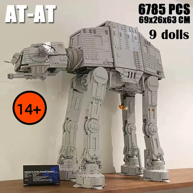 

Gran AT-AT Compatible Bloques De Construcción Modelo Cumpleaños Regalos De Navidad Juguetes
