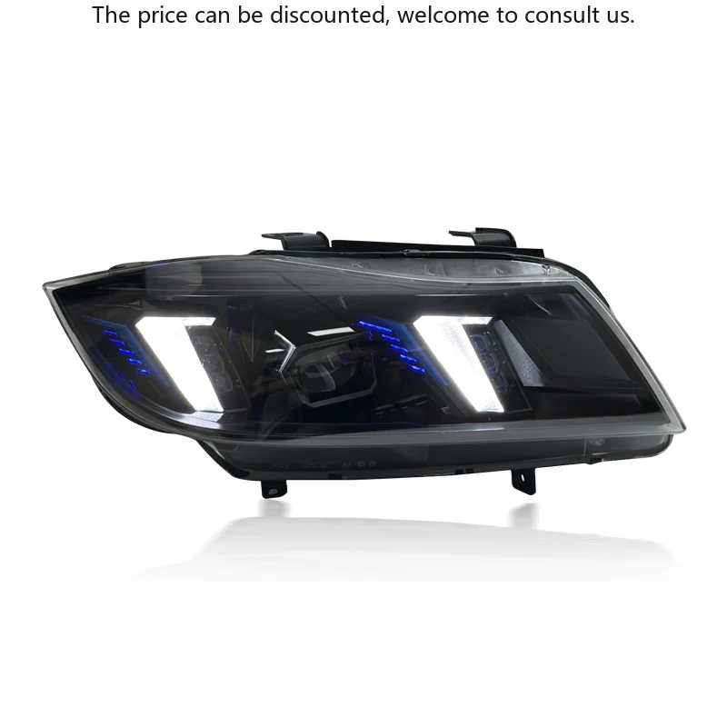 

SJC Auto Car Headlights For BMW 3 Series E90 Snake Eyes Designed Headlamp 2005-2012 Upgraded Front Lights Yellow And White DRL