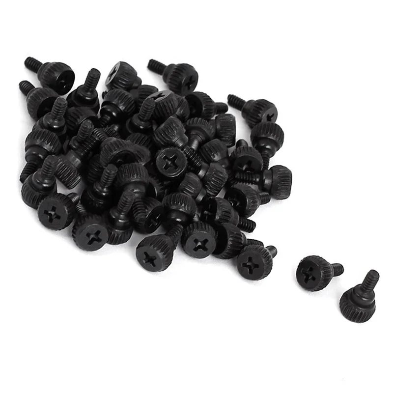 

AS94-PC Computer Case Thumbscrews M3.5 Thumb Screws Black 200 Pcs