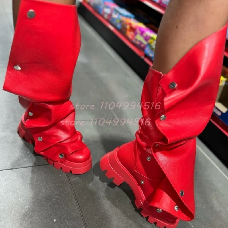 

Luxury Shiny Crystal Lock Knee High Boots Women Pointed Toe Leather Gold Decor Boots Sexy Fashion Party Club Slip On Shoes 2025