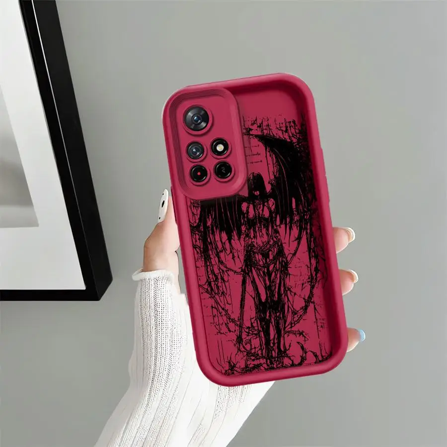 

Phone Cover Case for Xiaomi Redmi Note 15 Pro Plus 12 12S 9s 10S 11S 10 11 Note 13 14 INS Style Space Angel Girl