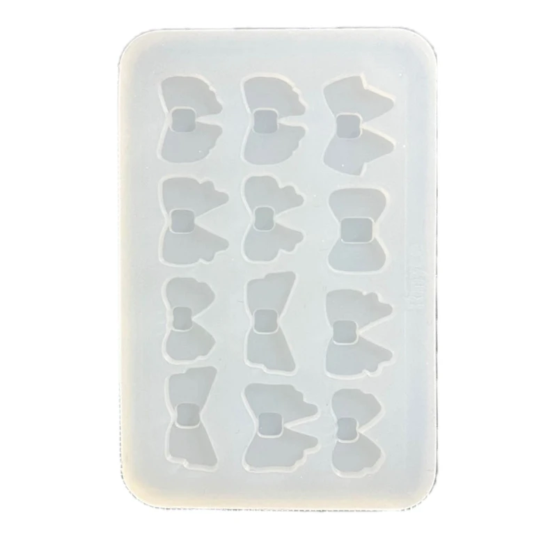 Reusable Silicone Mold Bowknot Epoxy Resin Molds DIY Jewelry Finding Pendant Mold for Necklace Earring Jewelry Making Dropship