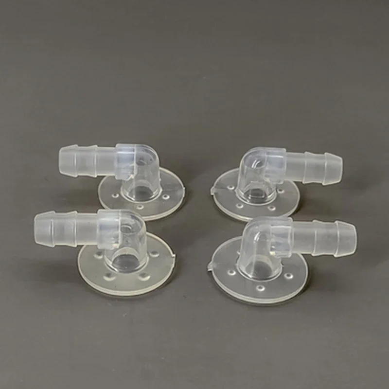 10PCS massage airbag port, foot massage accessories TPU inflatable interface angle