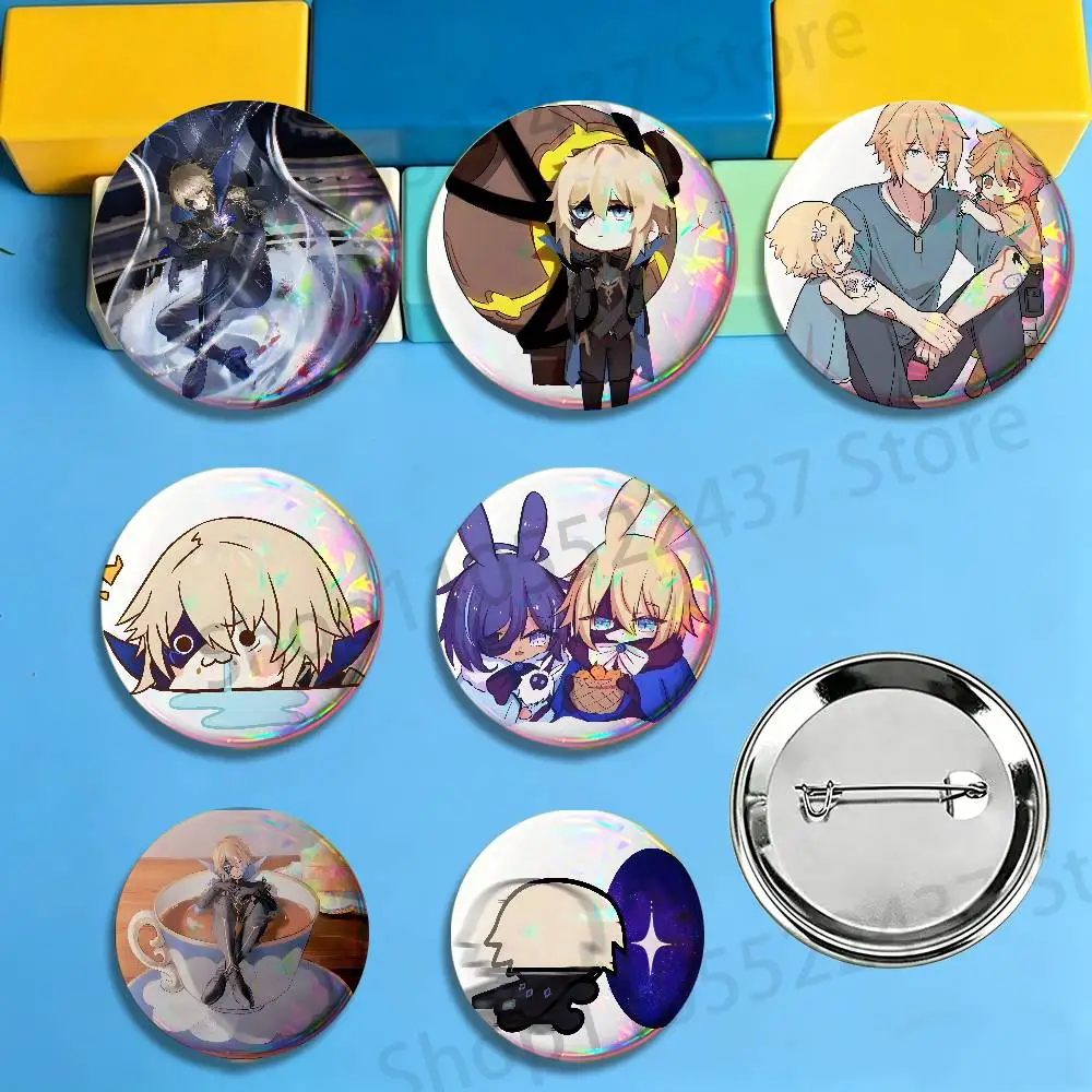 Anime Game Dainsleif Bough Keeper Enamel Pins Badge Round Brooch for Backpack Decor Accessories 25/32/44/58/75mm