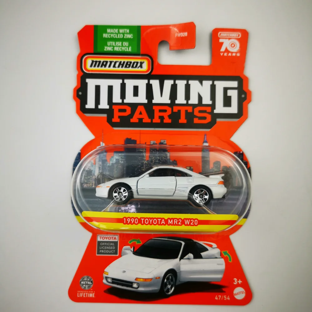 

2023 Matchbox 1/64 Moving Parts 1990 TOYOTA MR2 W20 Die-cast Collection Model FWD28