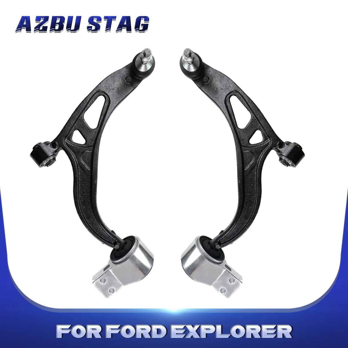 

AzbuStag 2Pcs Front Lower Control Arm Bushings Suspension Kit for Ford Explorer 2011 2012 2013 2014 2015 2016 2017 2018 2019