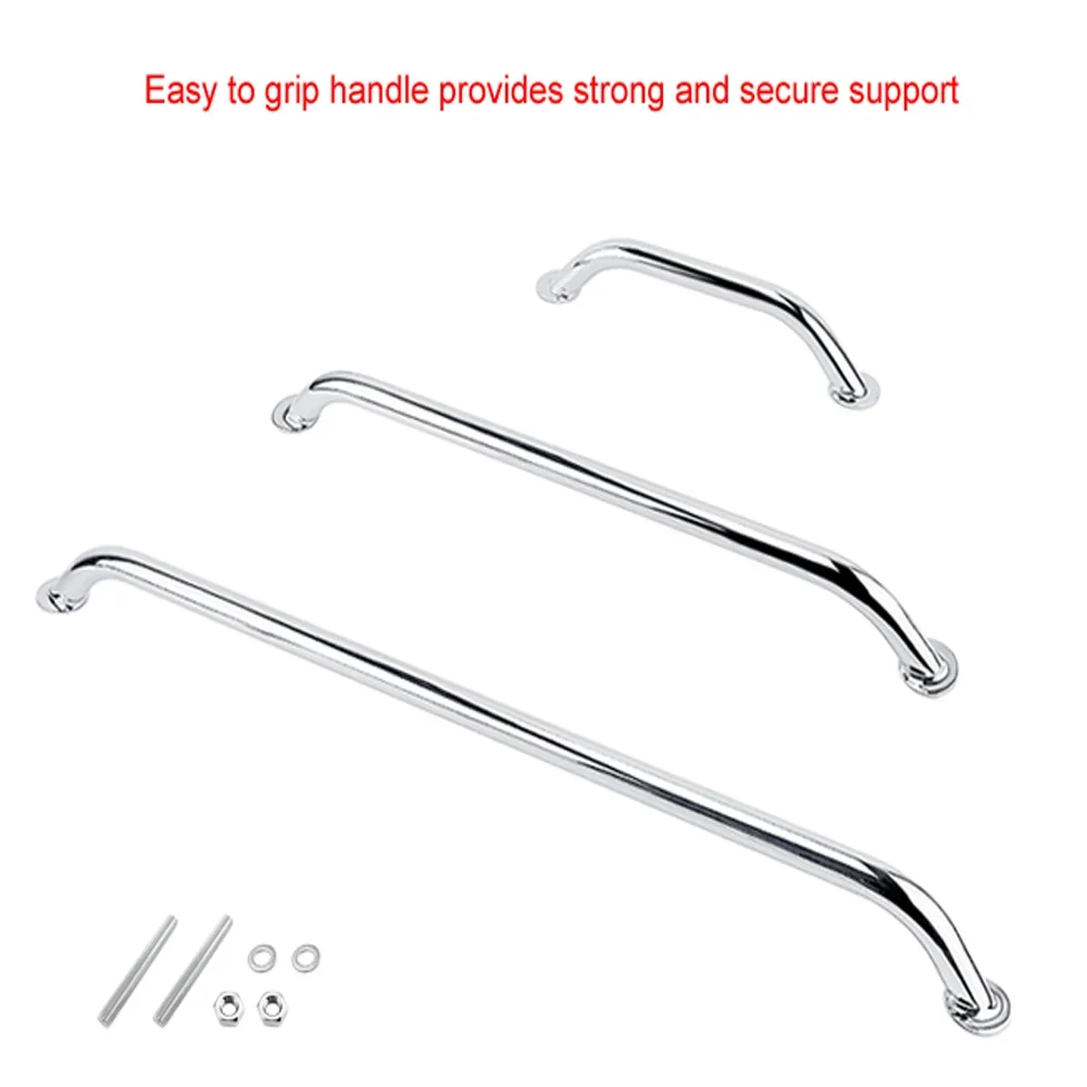 Marine Grade SS 316 Grab Handle Door Handrail Grip Rail Grab Bar Handle with Bolt Boat Hatch Yacht Marine Bathroom Hardware