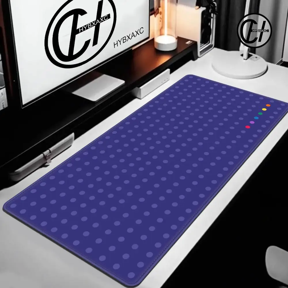 Rubber Black Carpet Mechanical Keyboard Desk Mat Purple Mouse Pad Black and White Mausepad Aesthetic Mousepad Company Mouse Mat