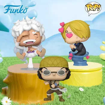 Funko POP 原創海賊王 路飛 娜美 兔八哥 山治 索隆 可動人偶 玩具 男孩女孩禮物 收藏模型擺件 12 最佳銷售 Funko 魯夫 - №3