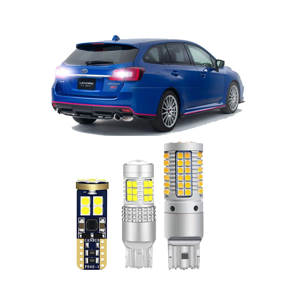 For Subaru Levorg 2014-2019 LED Bulbs Rear Exterior Turn Signal Backup Reverse Light Bulbs Canbus