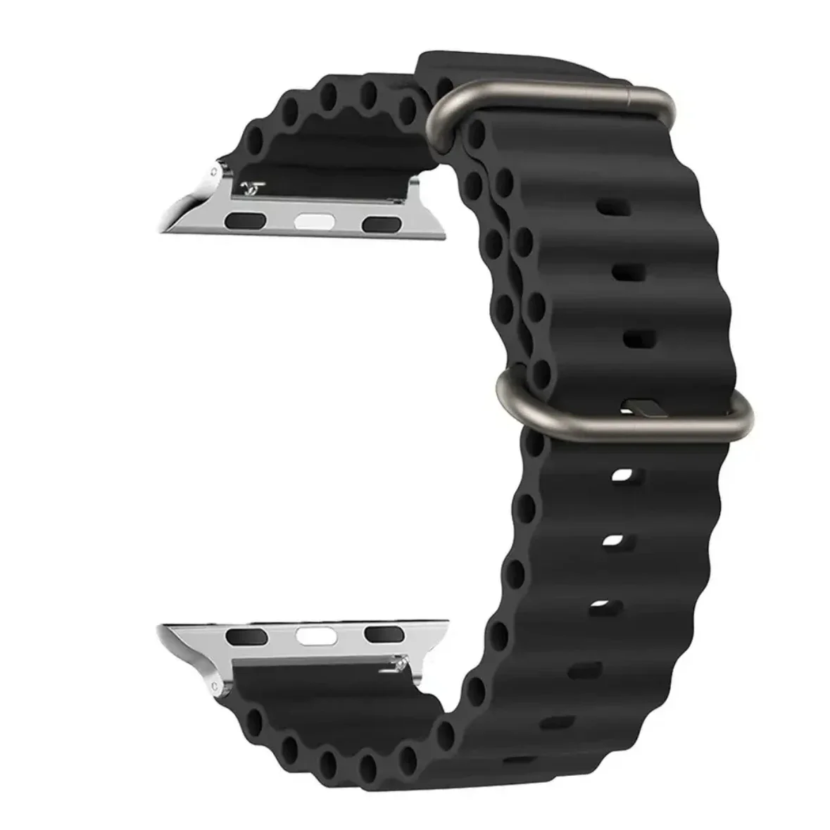 Silikonowy pasek Ocean do zegarka Apple Watch Ultra Series 9 SE iwatch 42mm 44mm 45mm 49mm 38mm 40mm 41mm correas 49 44 45 mm paski — zdjęcie 3