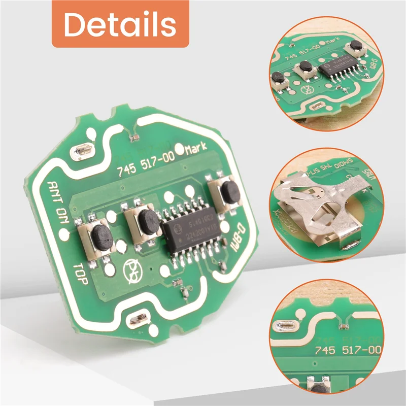 

ABXN-3 кнопочный пульт дистанционного управления автомобильным ключом 315 МГц/433 МГц для BMW 3 5 серии E46 E39 EWS без корпуса ключа