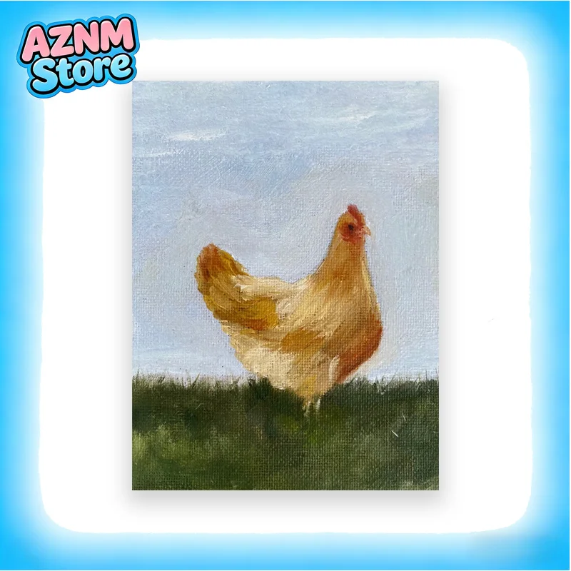 Impresión Artística de Pollo, Impresión de Naturaleza Muerta con Ovejas, Arte de Pared Vintage de Granja, Pintura en Lienzo, Decoración Campestre