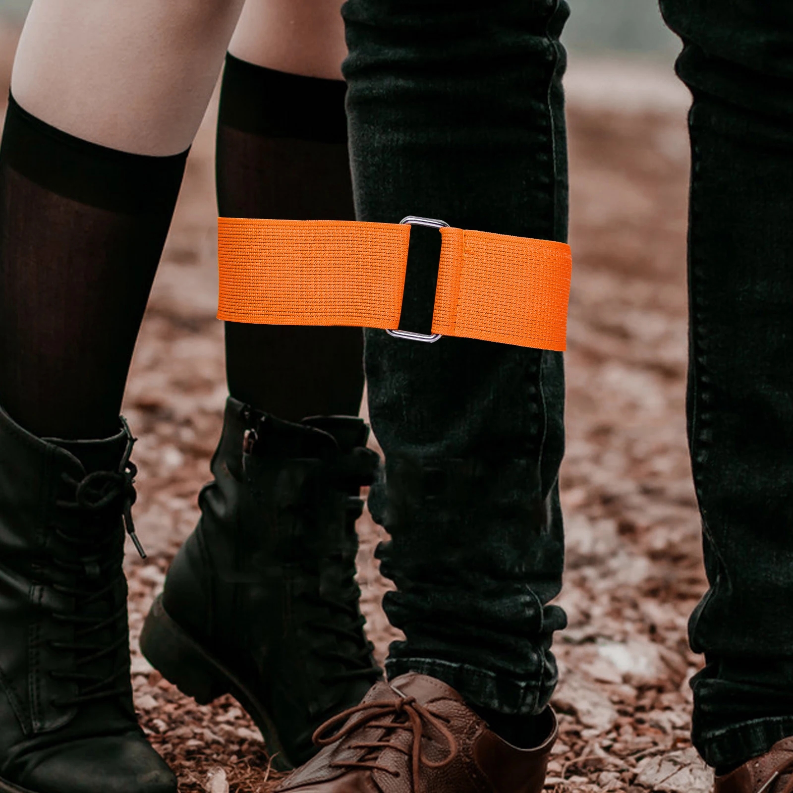 

5 Pcs Two-person Three-legged Strap Family Party Games Birthday Colored Ropes for Outdoor Child