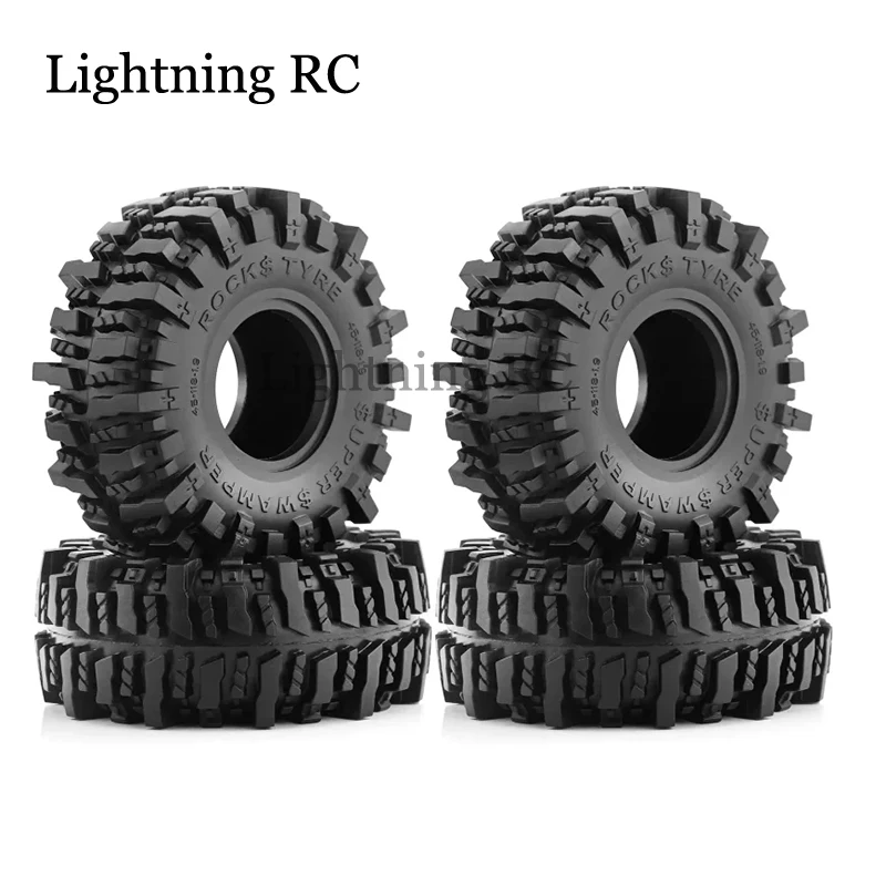 

4PCS 1.9 Rubber Tire Wheel Tyre for 1/10 RC Crawler Car Axial SCX10 Pro Capra TRX4 RC4WD D90 Redcat