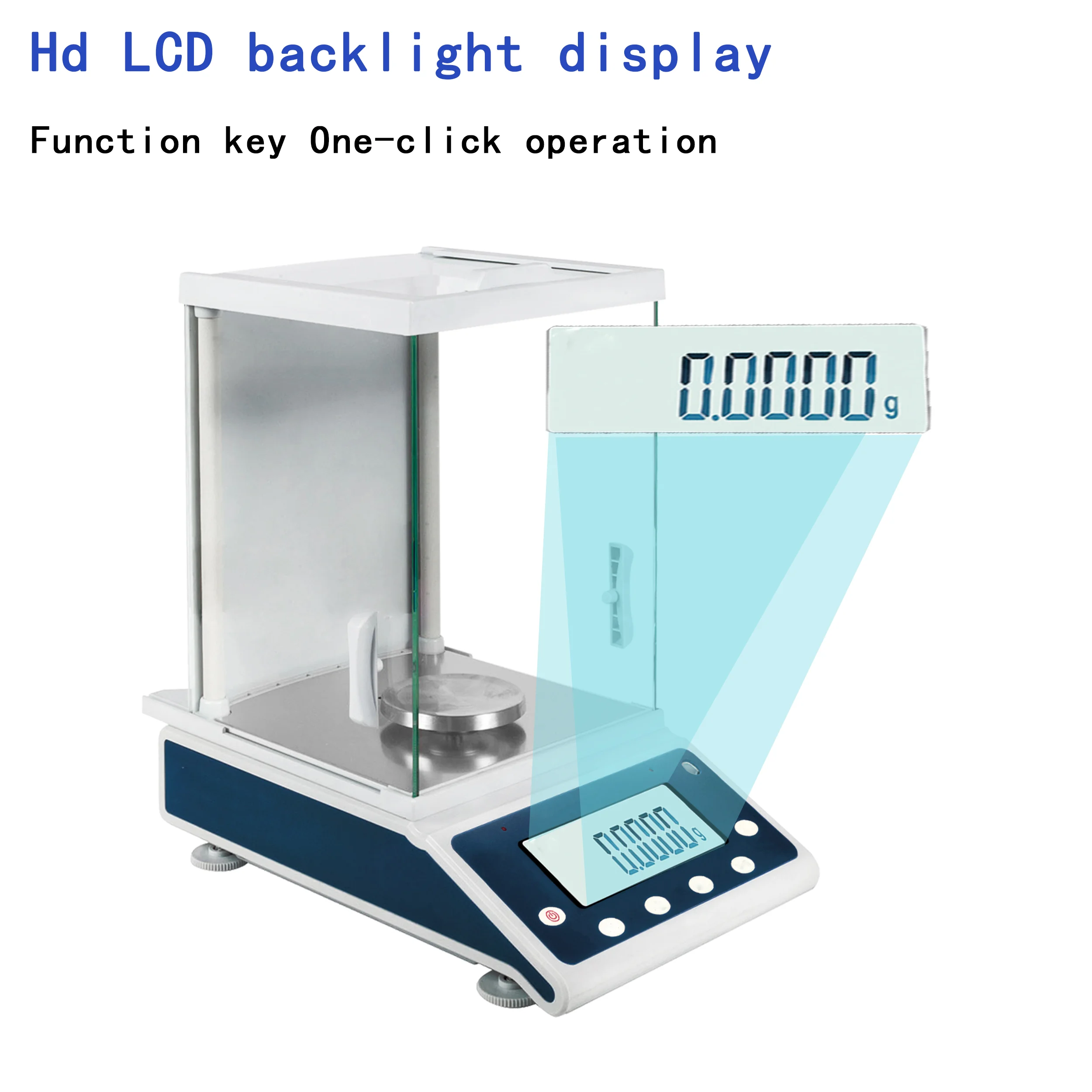 FA-N 60g 100g 200g 220g 300g 320g 0.1mg Digital 0.1mg Analytical Balance Precision Laboratory Balance Electronique