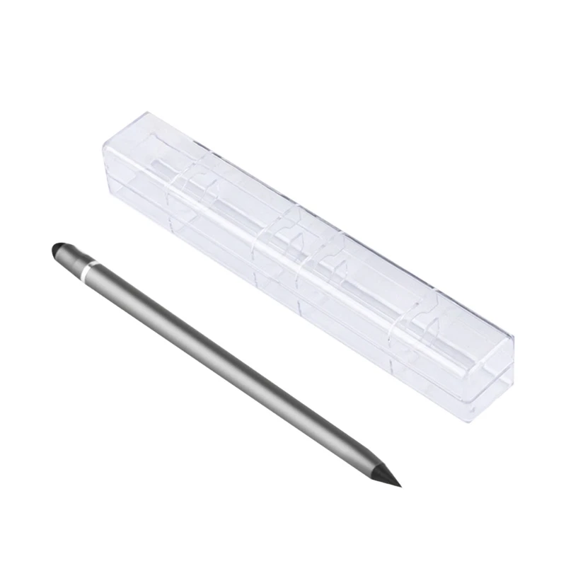 Надежный металлический карандаш, вечная ручка со скрытым ластиком, идеально подходящий для заметок и навигации по экрану, для в