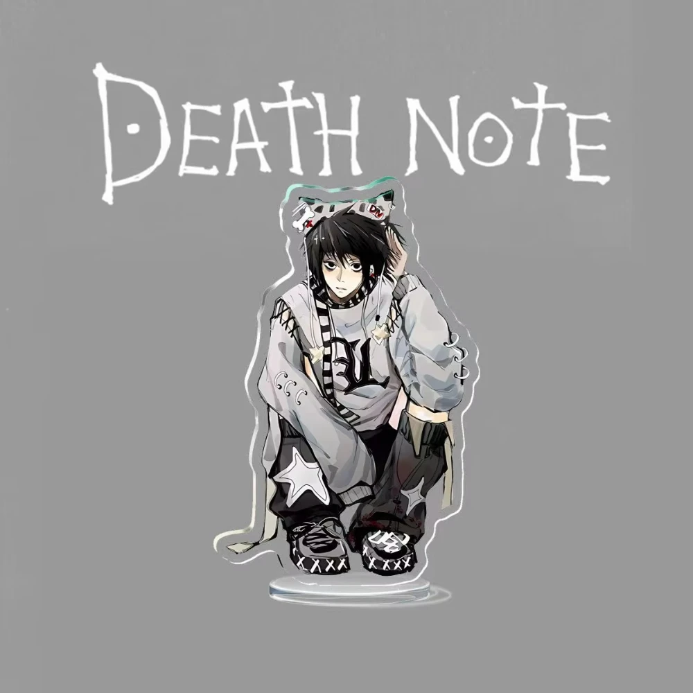DEATH NOTE Anime Yagami Light MisaMisa L·Lawliet Acrylic Stand Figure Model Plate Cosplay Desktop Decor Birthday Gift