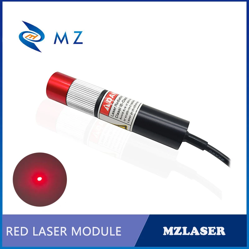 Imagem -06 - Focagem Red Dot Laser Diode Módulo D16 mm 650nm 10mw 20mw 30mw 24v Lente de Vidro com Adaptador Fornecer Industrial Grade Ajustável