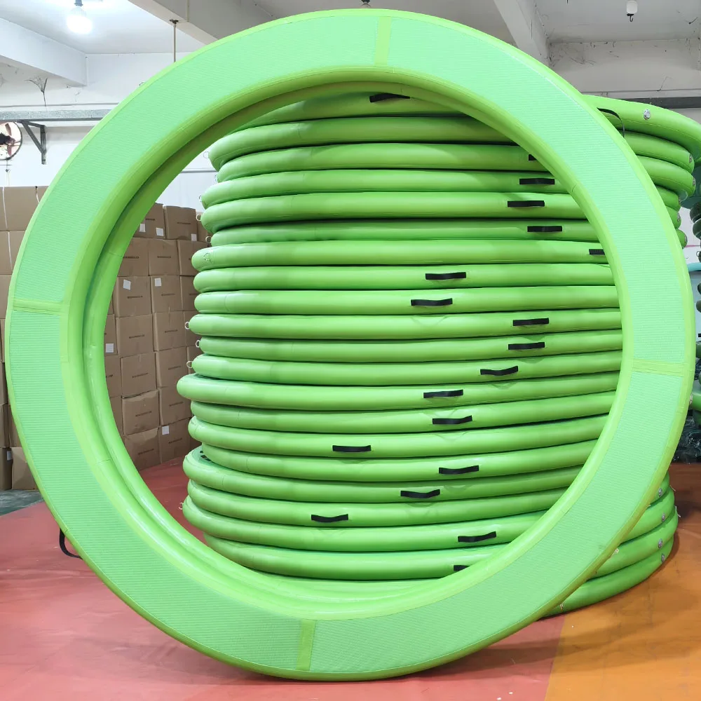 

Outside Swimming Pool Rafting Swim Platform Water Island Float Lake Platform Inflatable Floating Dock