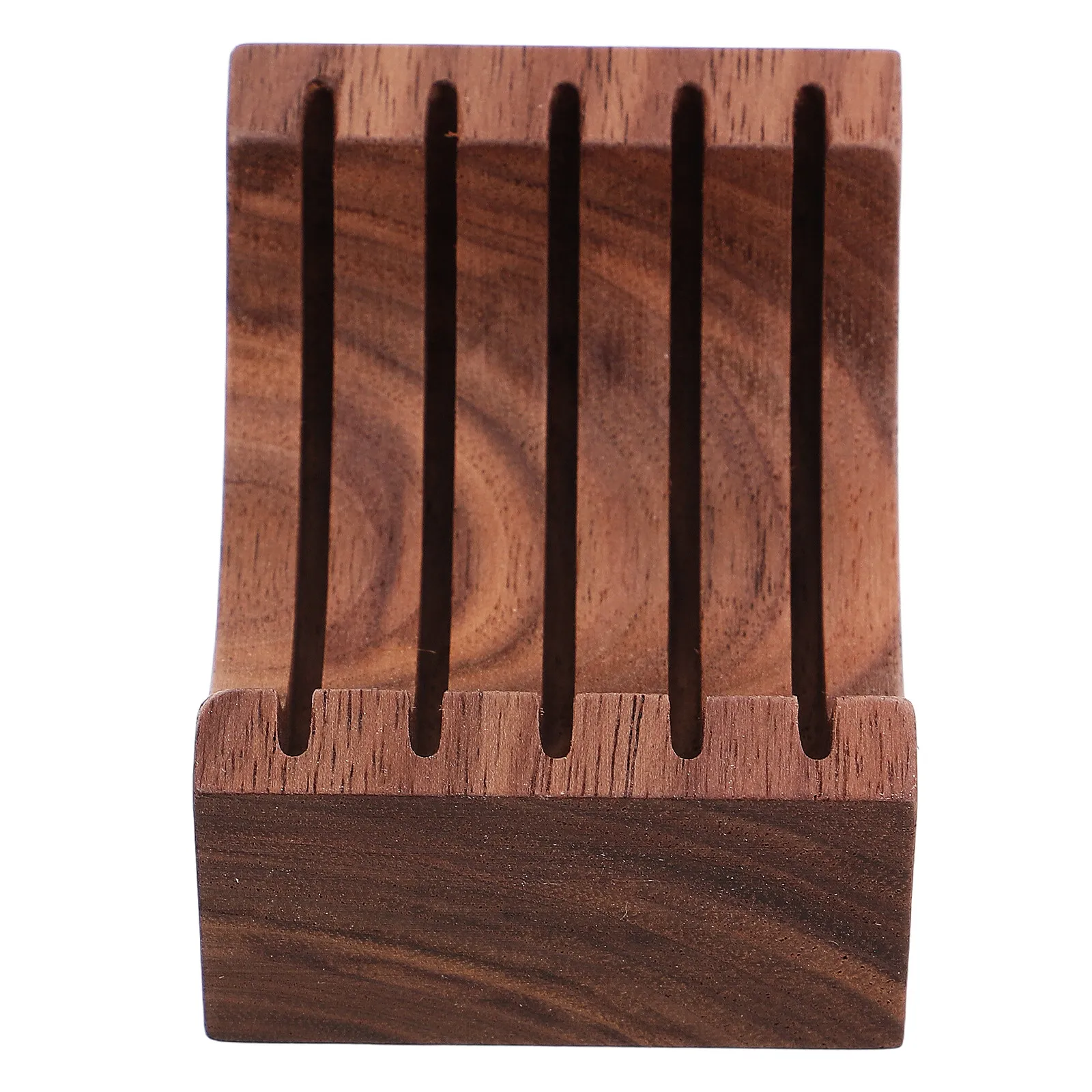 Wooden Espresso Distribution Net Organizer Stand for Coffee Puck Screen, Filter Holder & Storage Rack