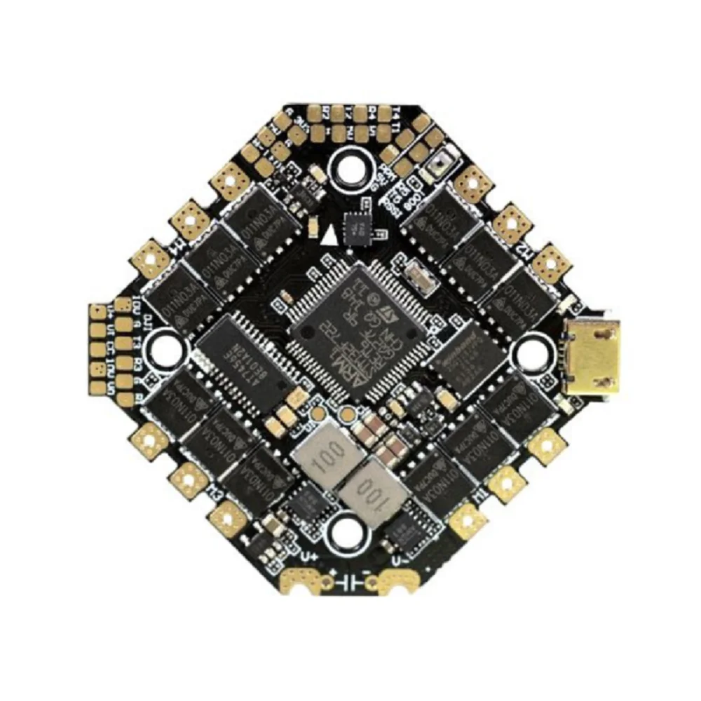 

Aikon F7 AIO Board - F7 FC + 60A 3-6S BLHeli_S ESC для РУ FPV дронов