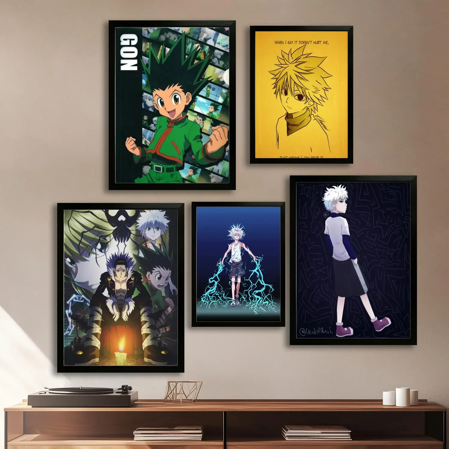 killua Canvas Art Poster, Wall Art, Picture Print, Modern Family, Bedroom Decor, Posters,Decorative painting