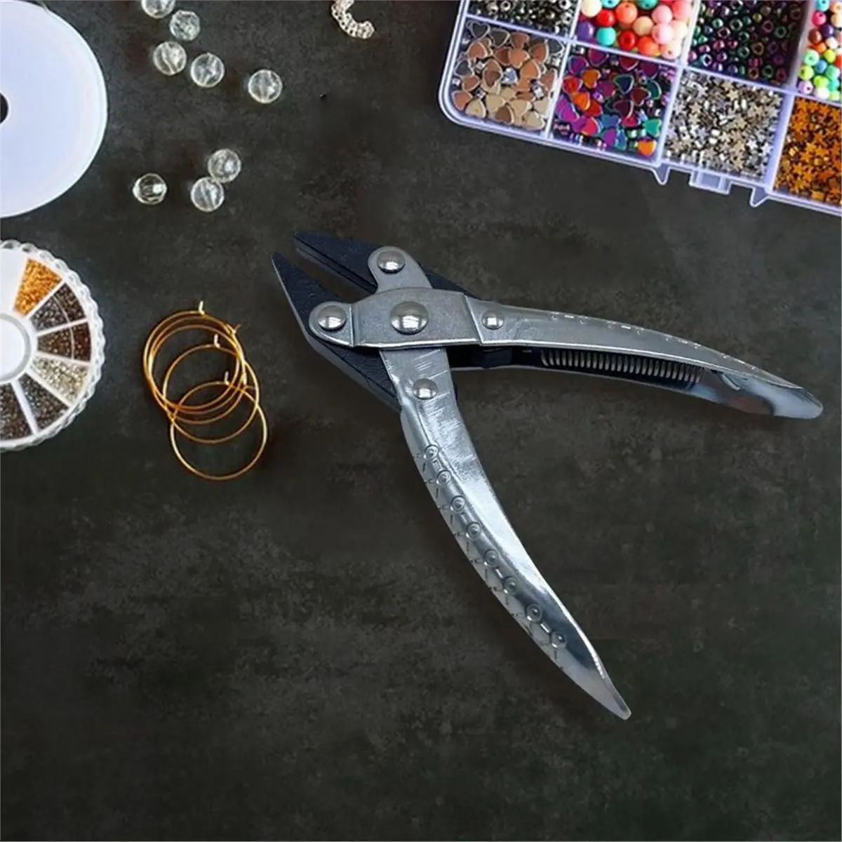 1Pc Precised Parallel Jaw Pliers Jaw Pliers Wire Cutter for Jewelry and Metalworking