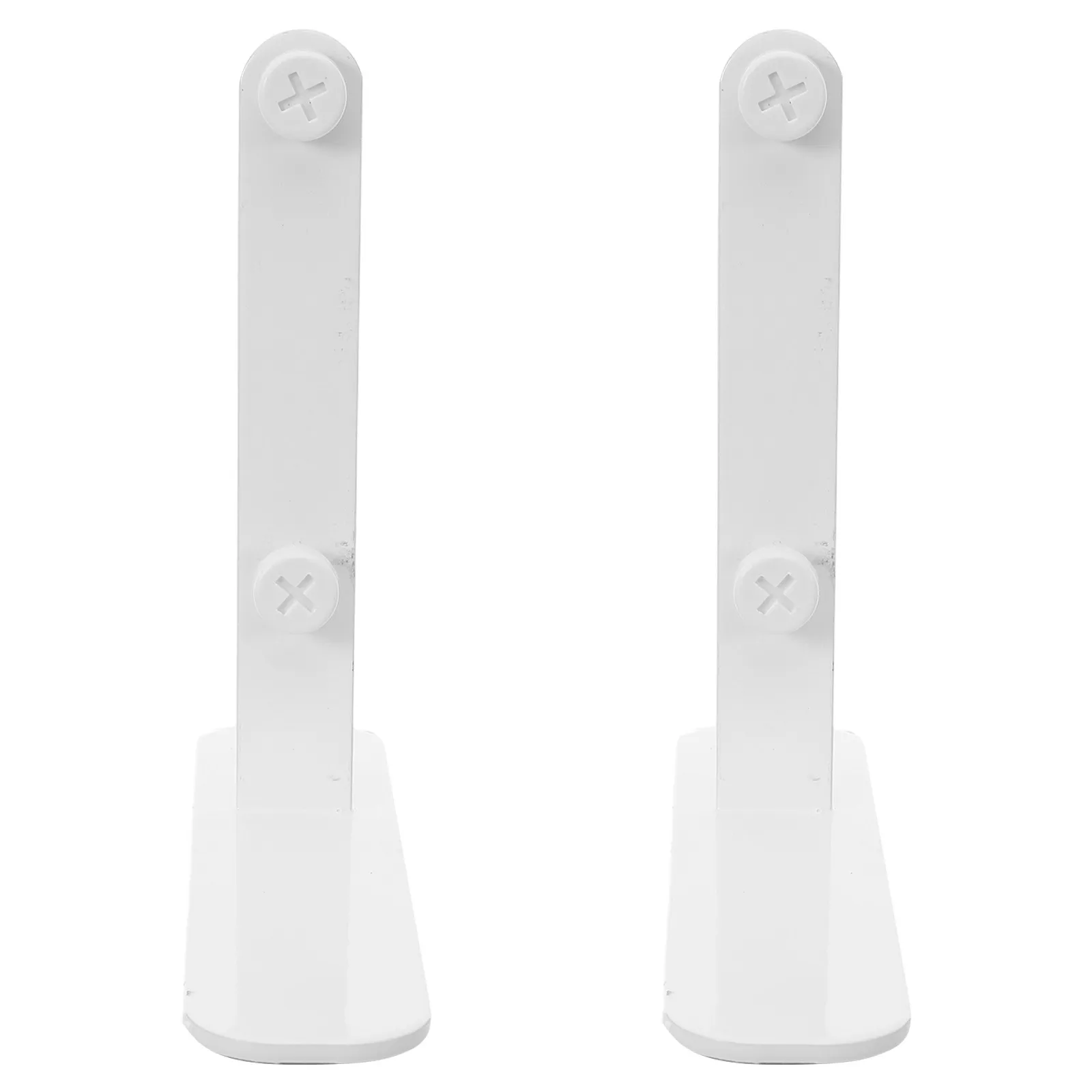 

Комплект из 2 металлических Т-образных опорных кронштейнов для перфорированной доски, сверхпрочные, для настольного крепления, для органайзера-столика, подставки, демонстрационной стойки