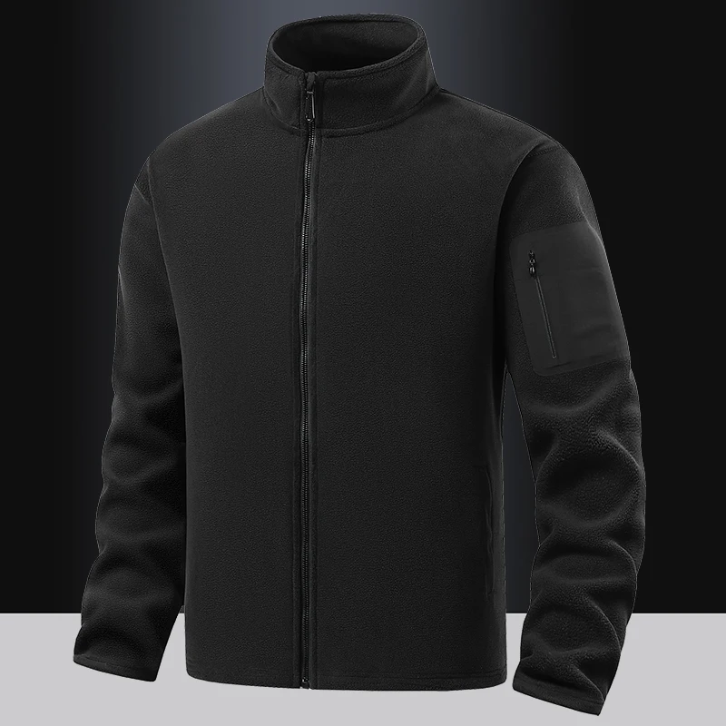 

Trendy Brand Autumn and Winter Fleece Sweatshirts Men's and Women's Cardigan Stand Up Collar Sweatshirts Men's Winter Sweatshirt