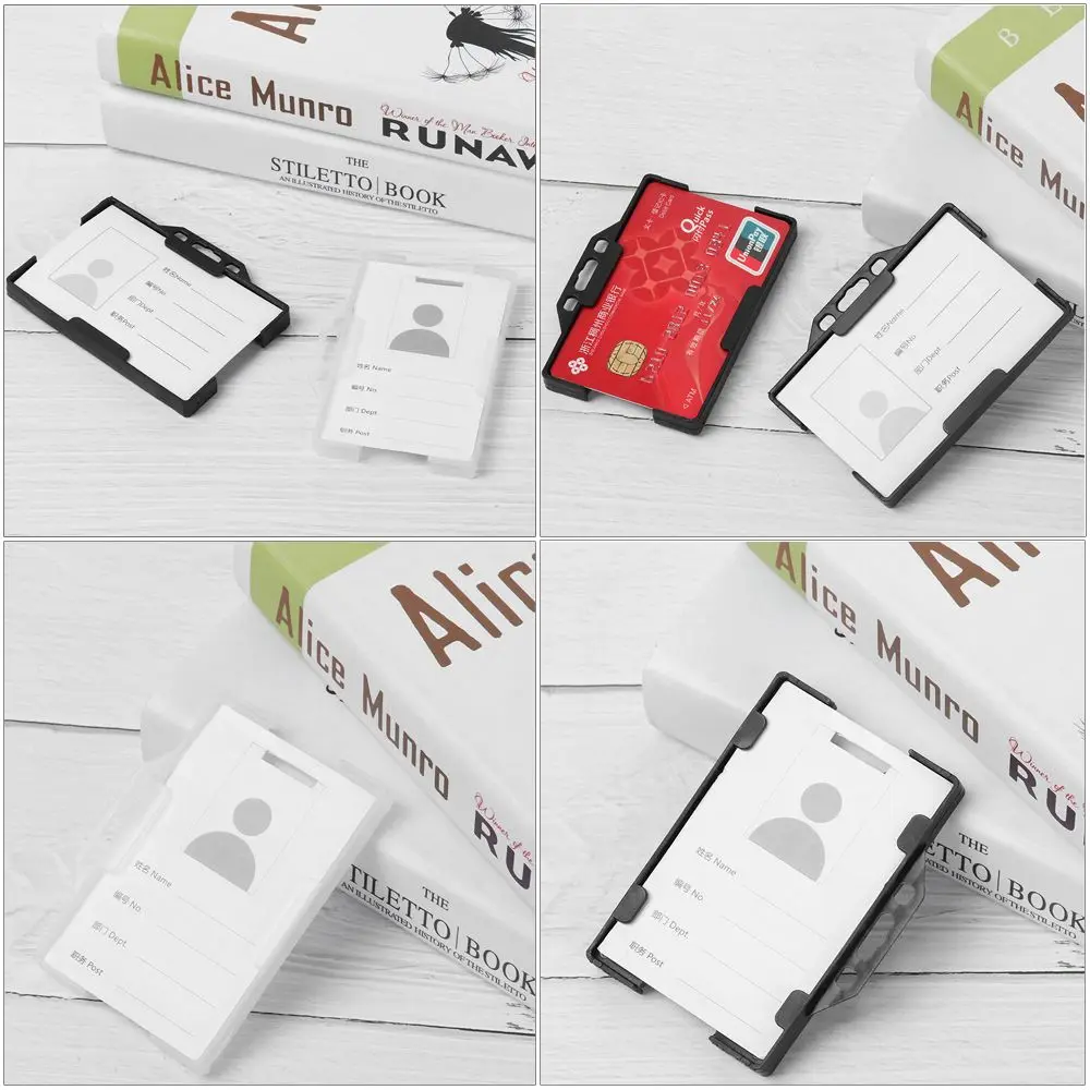 

1/3pcs Unisex New Badge Office School ID Business Case Multi-use Card Sleeve Name Card Work Card Holders ID Card Pouch