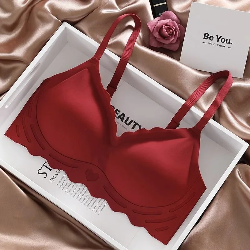 Women's Seamless Push-Up Sleeping Bra - No Steel Ring Beautiful Back Design for All Chest Sizes Big Or Small Sexy Underwear view 6