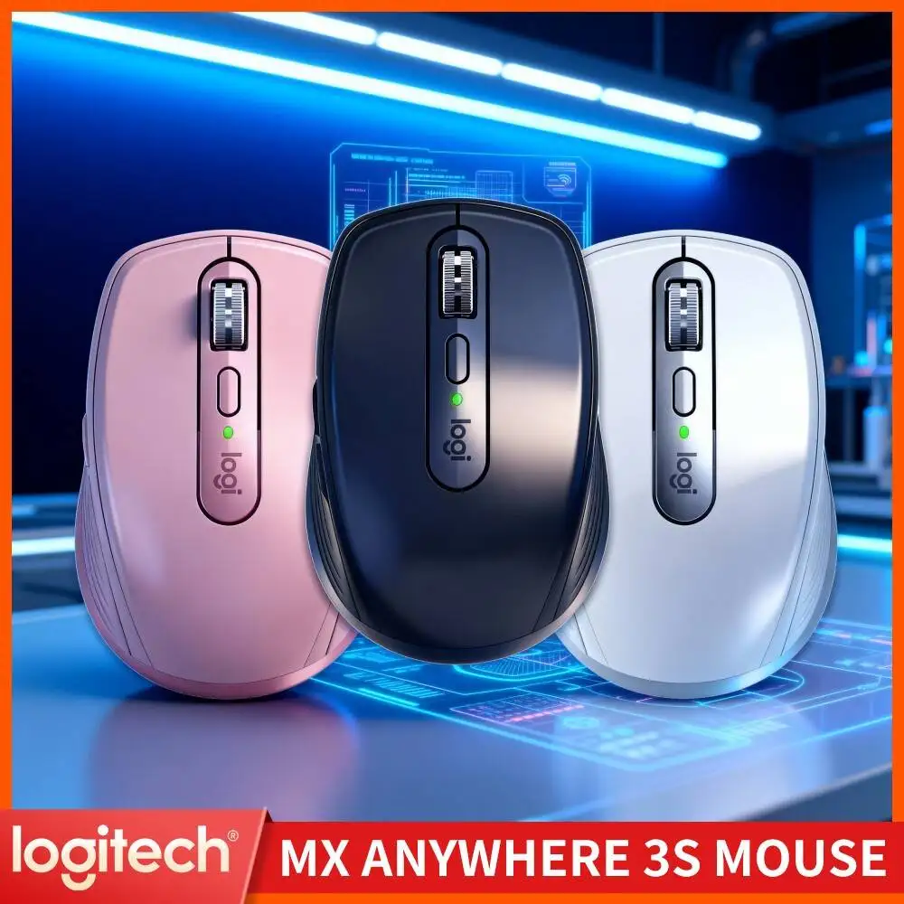 Logitech MX Anywhere 3S Wireless Mouse for Classroom Use Lightweight Compact Student