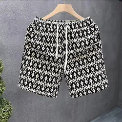 2024 Summer New Men's 3D Custom Quick-drying Trend Stacked Swimming Beach Pants Fashion Trend Essential Shorts Fashion Y2k