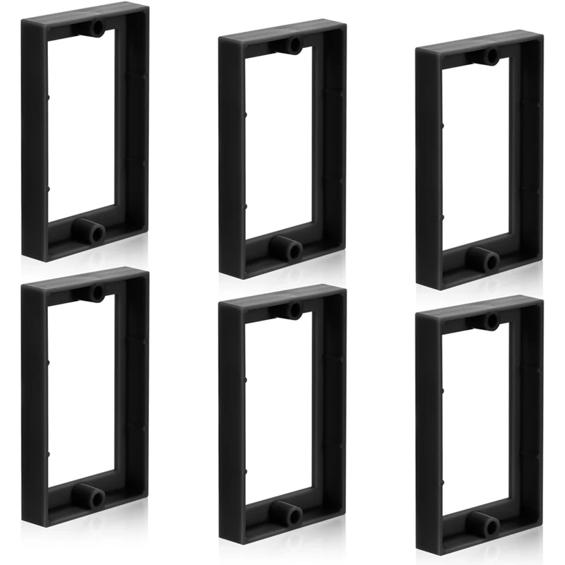 ABPP-6 Stuks Elektrische Box Extender, 1/2Inch Single Gang Receptacle Outlet Box Extenders Outlet Extension Box