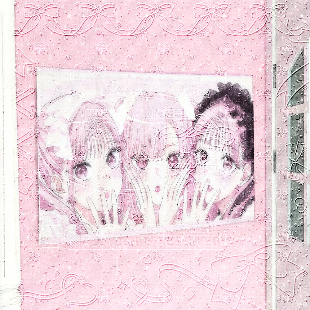 Girly Pastellrosa Anime BFF Wandteppich, Niedliche Kawaii Mädchen-Gruppen Wandkunst, Süße Mädchenhafte Raumdekoration, Weicher Stoff-Wandteppich für Wohnheim