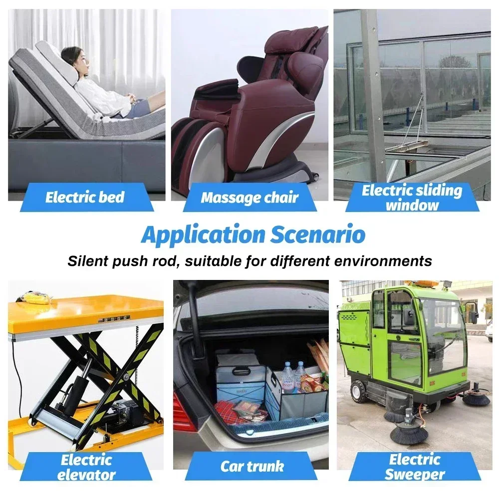 Siłownik liniowy mały, 16mm, 12V/24V, wysuwany, typ długopisowy, 10/20/30/50mm, elektryczny pręt napędowy, udźwig 20kg, do ciężarówek RC, samochodów, łodzi, zabawek.