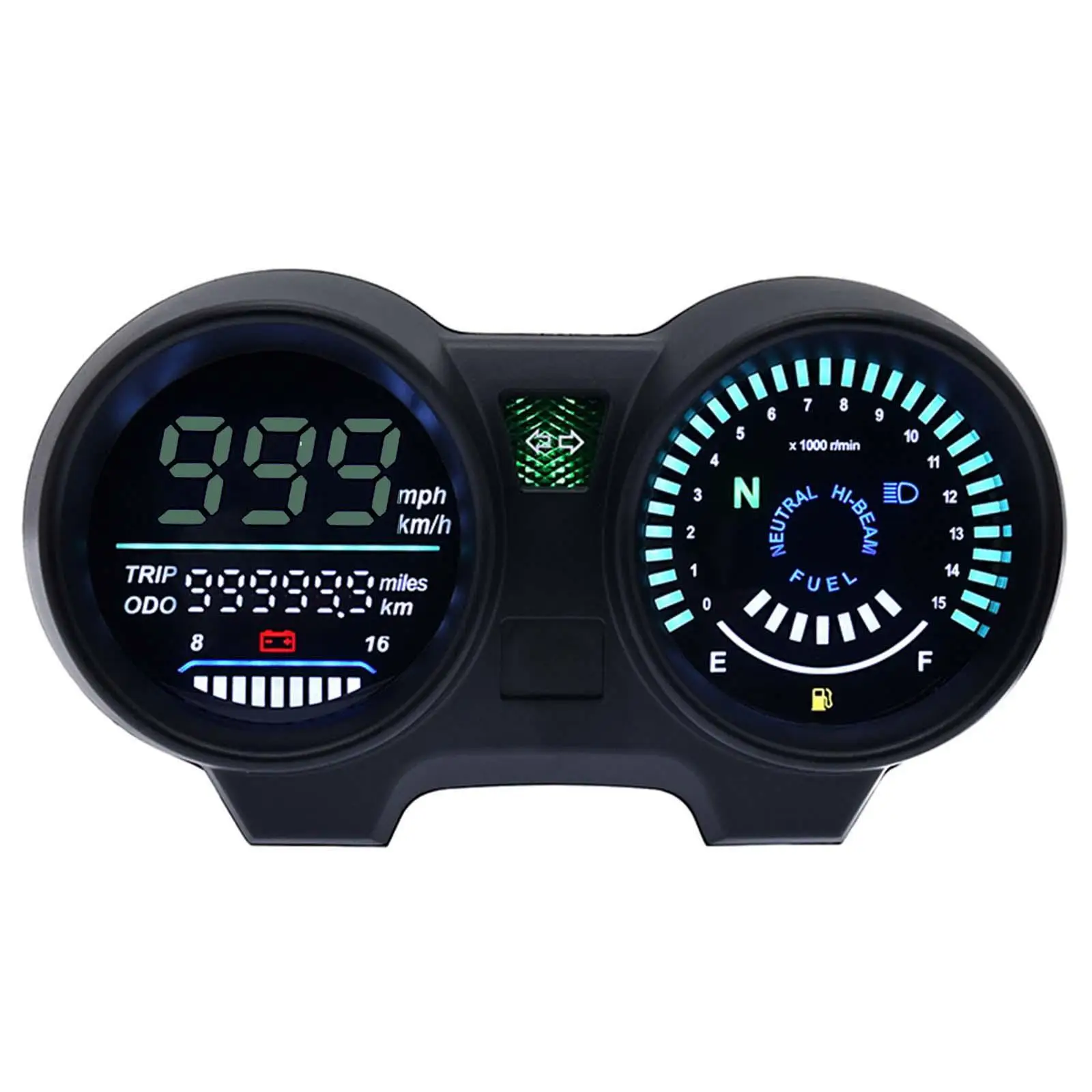 Motorcycle LED Digital Dashboard Electronic Tachometer Gauge RPM Meter Odometer for Brazil Honda Titan150 CG150 Parts