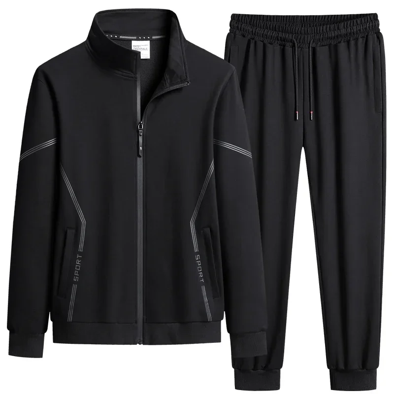 

Men's Tracksuit Suit New Unisex Jogging Suits men Plus Size Fashion 8XL Arrive Tracksuit Mens Casual Solid Solor Sweatpant Set