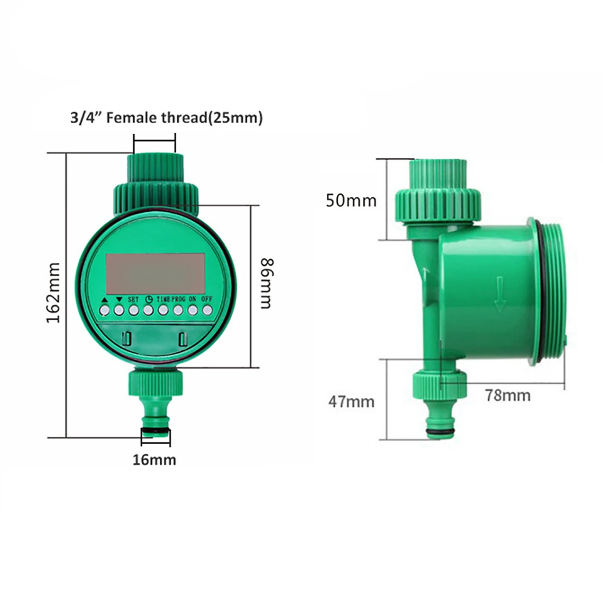 Automatic LCD Display Water Timer 3/4