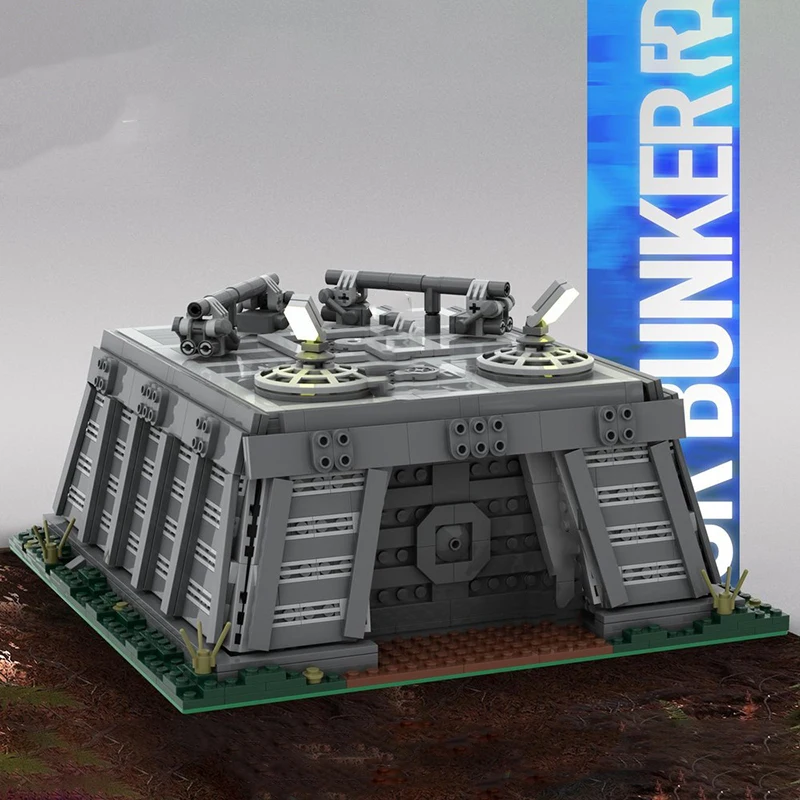 1188pcs MOC SW Bunker On Endor Star Battle Model Building Blocks Assemble Brick Birthday Display Creative Education DIY Craft