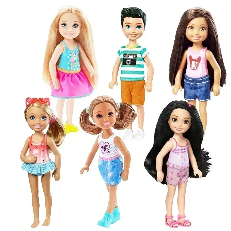 Original Barbie Club Chelsea Boy Doll Collection Mini Toys for Children Girls Model Bonecas Fashion Cute Baby Toys Birthday Gift