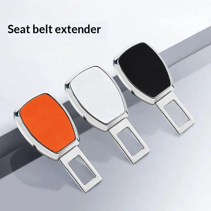 1Pcs Auto Seat Belt Extension Thick Insert Socket Extender Safety Buckle Plug Car Safety Belt Clip Extender