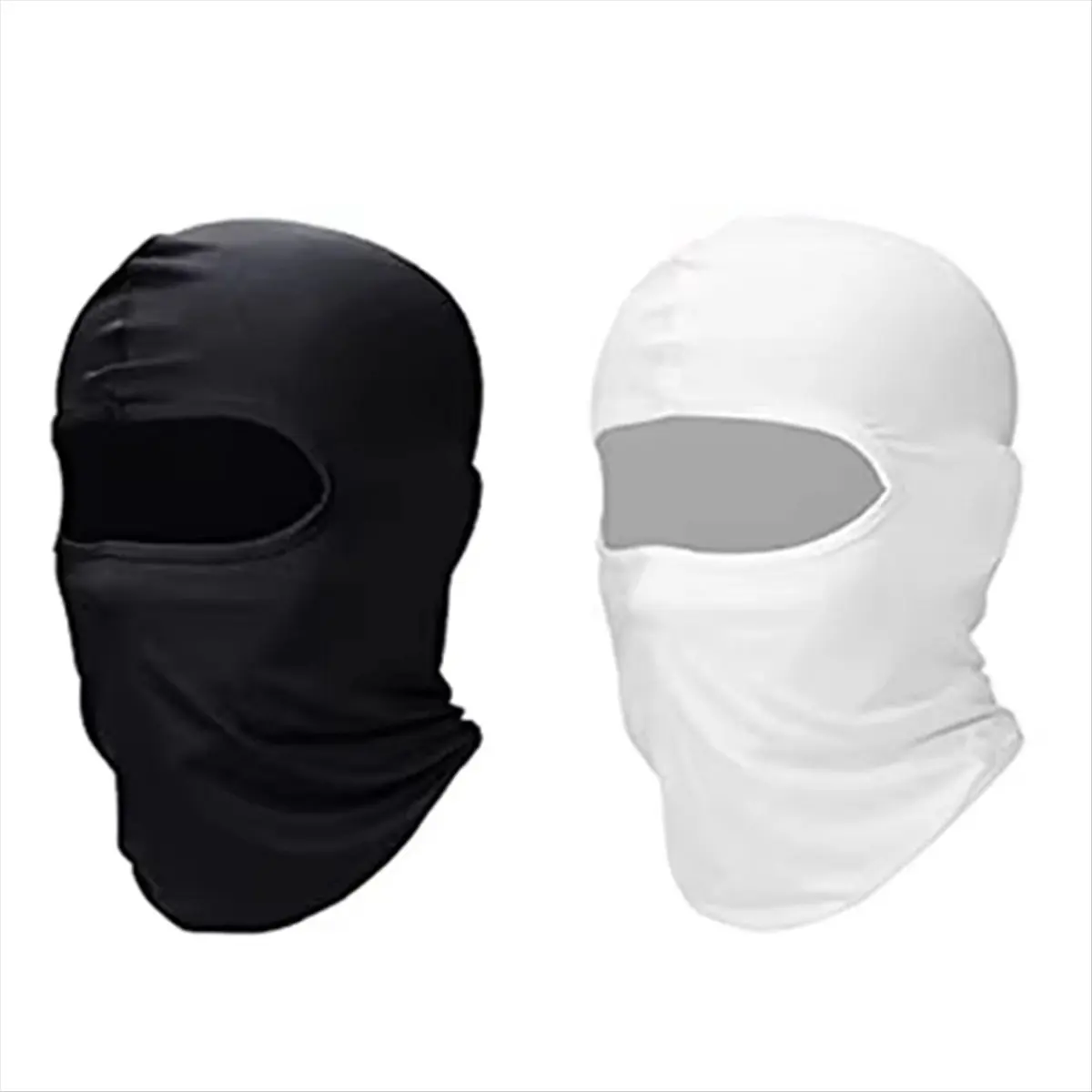 Compatible Full Face Cover Anti-UV Breathable Neck Full Mask Cycling Warmer Windproof Black