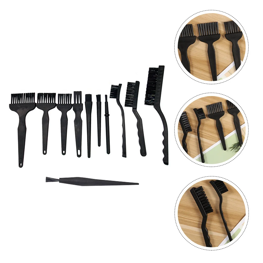 

11 pcs Anti-Static Brush Set Lightweight Portable For Phone Keyboard Circuit Motherboard Cleaning Dust Removal Tool Camera