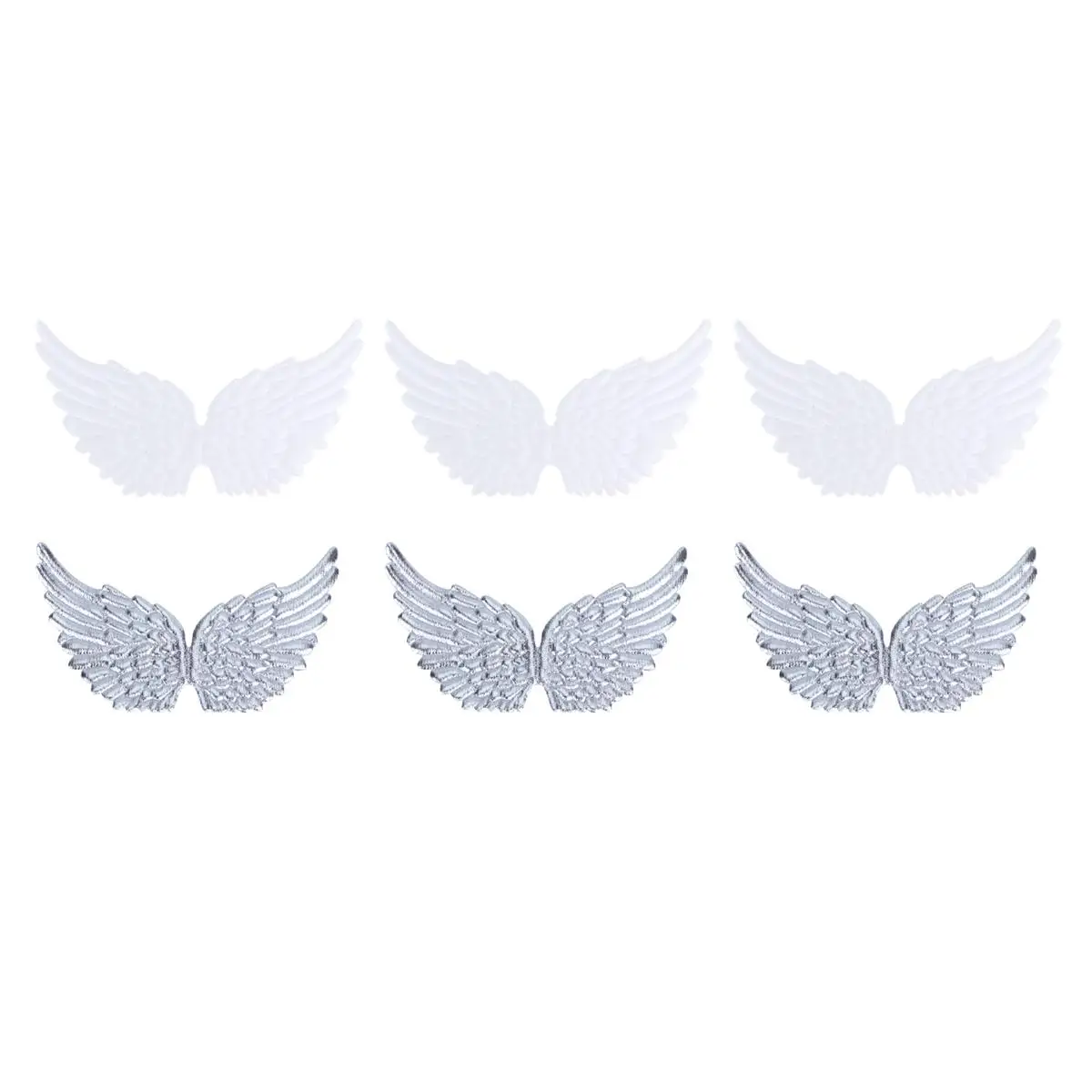 

12 PCS Wicker Angel Wings Accessories Child Mini Christmas Tree Ornaments Crafts Decorative