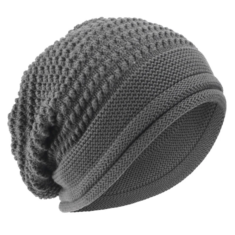 

Spring Men Women Turban Hat Slouchy Beanie Mesh Breathable Hat Beanie Knitted Cap Pullover Female Male Pullover Turbante Mujer
